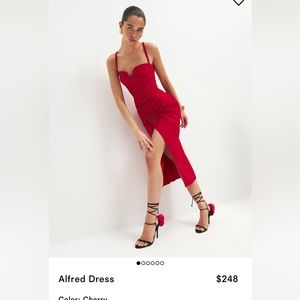 Reformation Red dress - Alfred dress size 2
